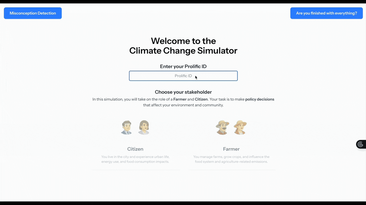 Profile screen confirming the learner is exploring as a Citizen, with a Start Introduction button